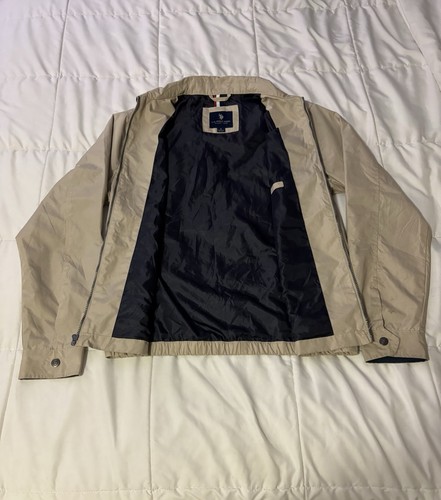 U.S. Polo Assn. Beige Windbreaker Jacket Men's Size S - photo 3