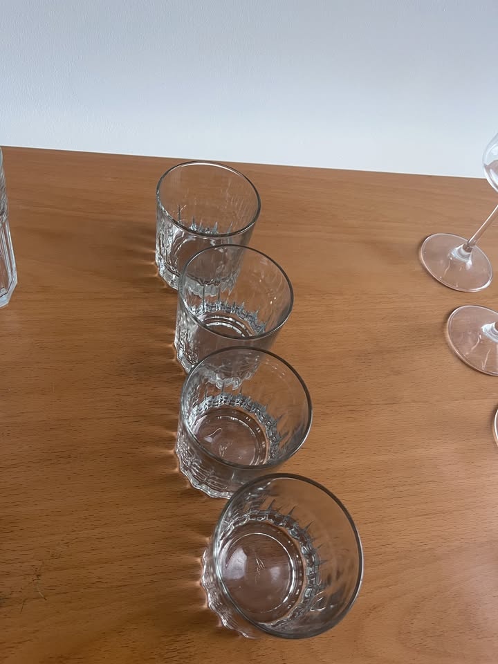 Glass Set - 6 Ikea Glasses, 4 Whiskey, 4 Wine - photo 5
