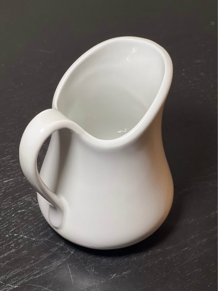 Vintage Pillivuyt France White Porcelain Pitcher - Mehun - photo 5