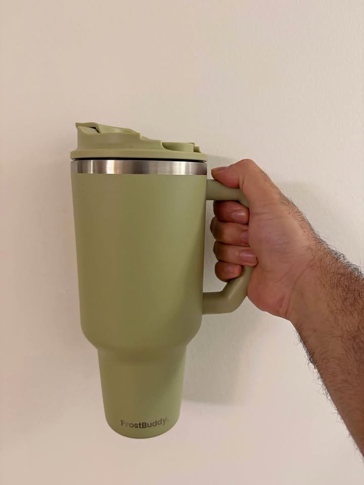 50 oz Stainless Steel Tumbler w/ Lid & Straw