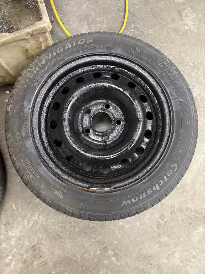 205/55R16 Winter Tires on Steel Rims – 5x114.3 – Ready to Bolt O - photo 2