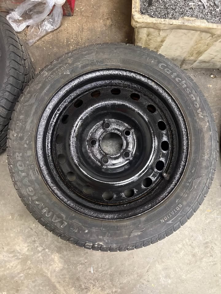 205/55R16 Winter Tires on Steel Rims – 5x114.3 – Ready to Bolt O - photo 3