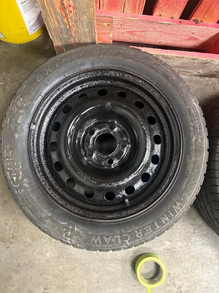 205/55R16 Winter Tires on Steel Rims – 5x114.3 – Ready to Bolt O - photo 5
