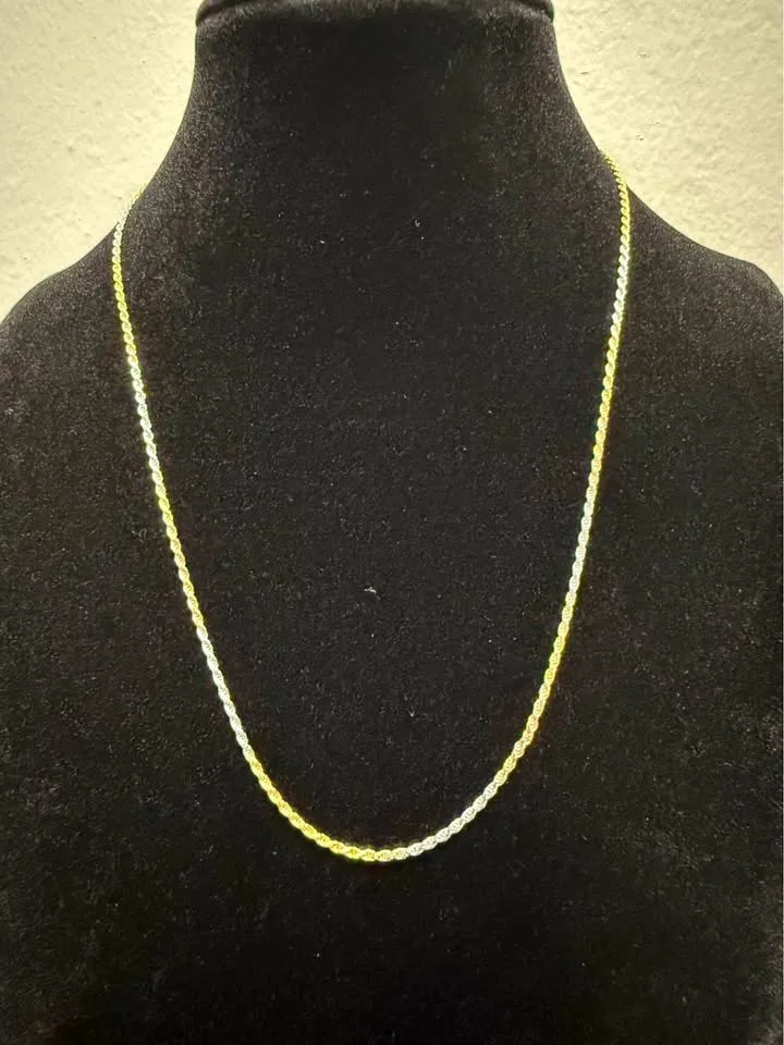 16in Tri-colored rope necklace thumbnail