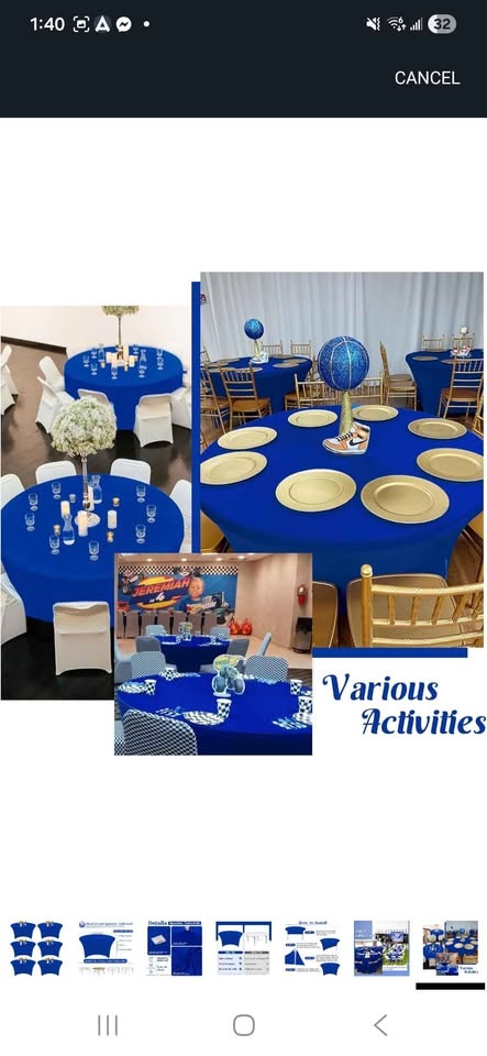 Brand New Round Tablecloths - Pack of 8 - photo 3