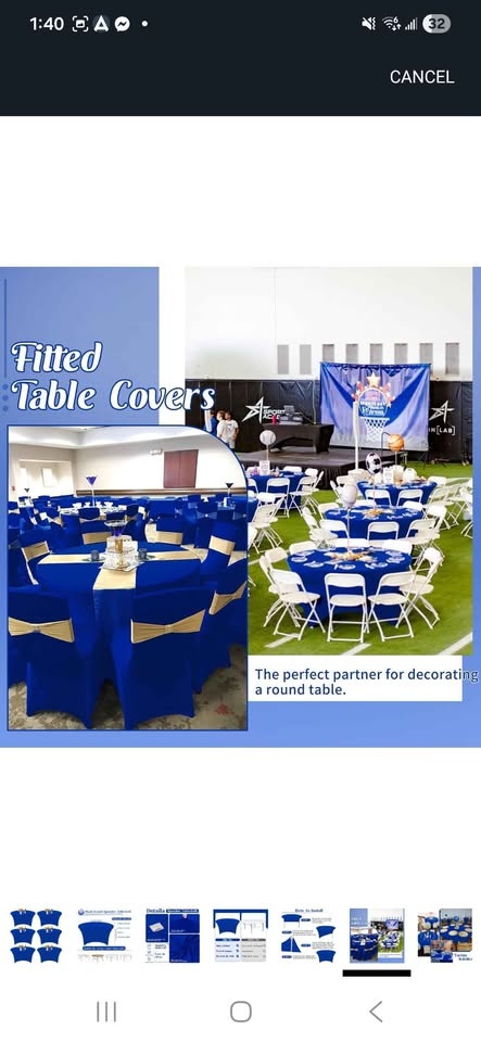 Brand New Round Tablecloths - Pack of 8 - photo 4