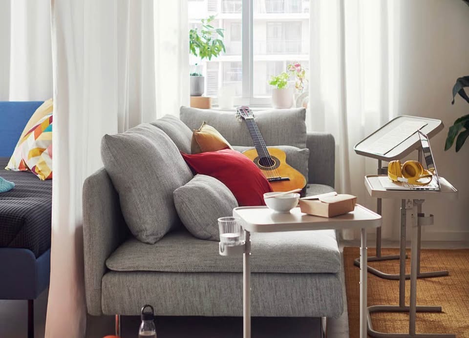 Light Grey IKEA SÖDERHAMN 2-Seat Sofa - photo 2