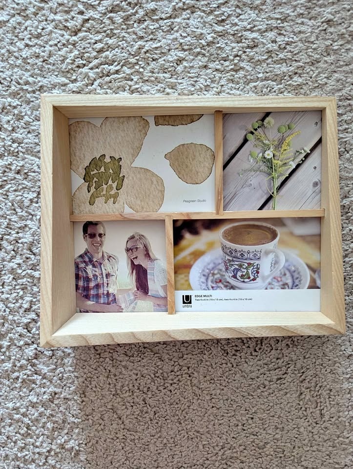 Umbra Edge Multi Photo Display Natural Wood