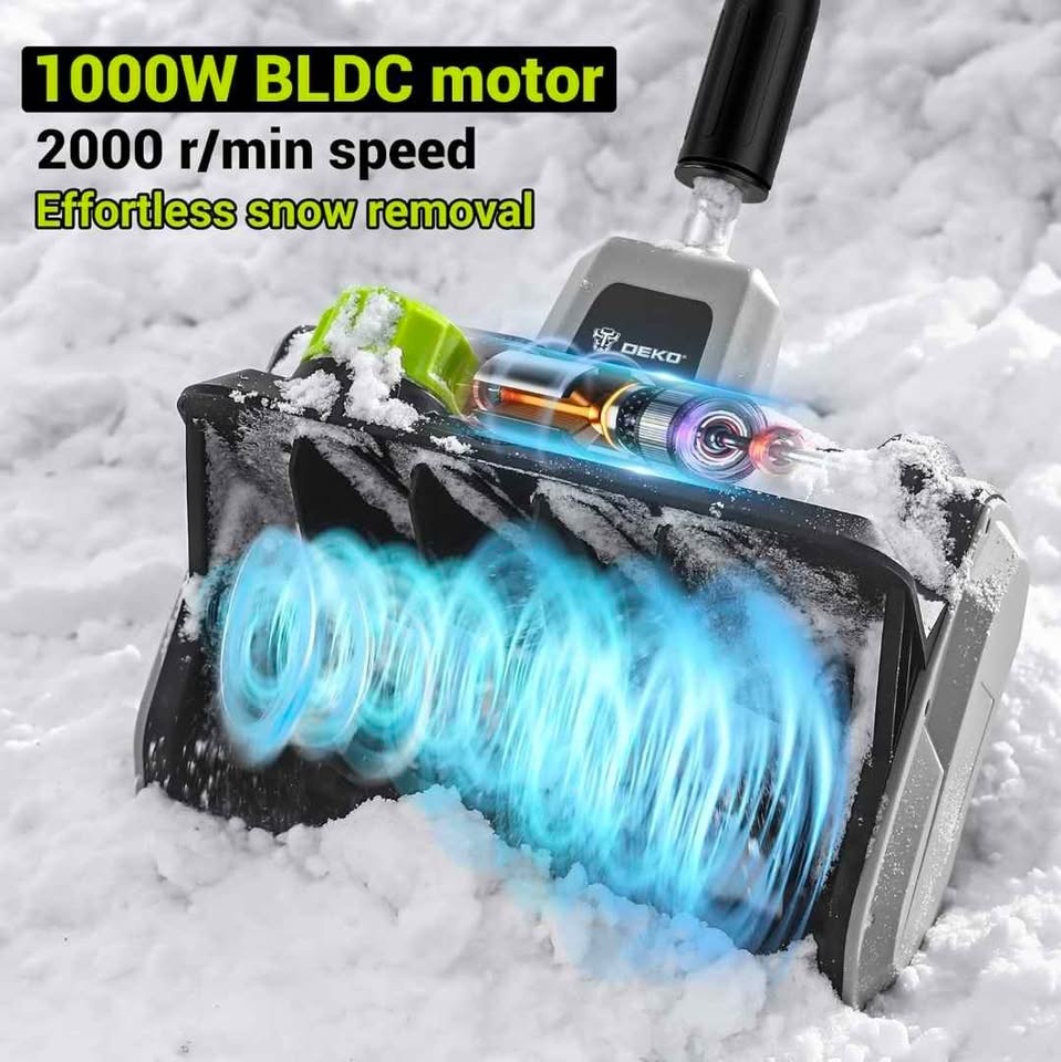 DEKOPRO 14" Cordless Electric Snow Shovel w/ 40V Battery - photo 5