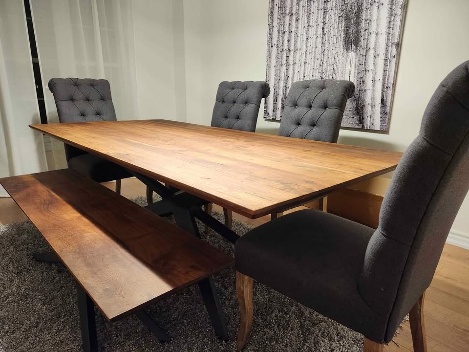 Solid Wood Dining Table Set - $2,000 - photo 2