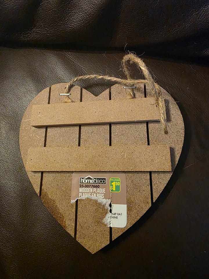 Wooden heart $1.00 each - photo 2