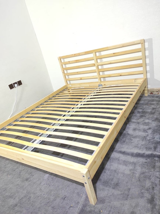 Queen Size IKEA TARVA Solid Wood Bed Frame - photo 3