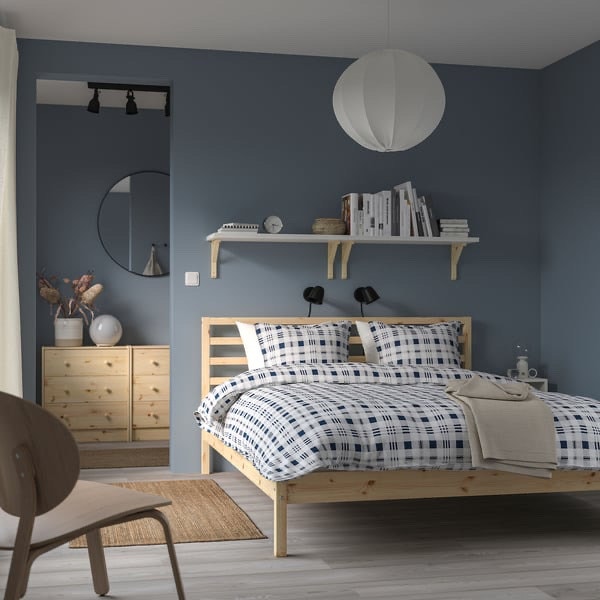 Queen Size IKEA TARVA Solid Wood Bed Frame - photo 4