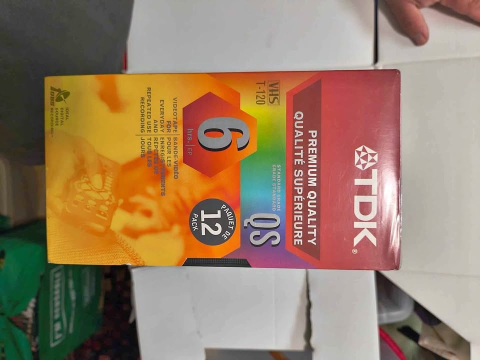 TDK QS VHS Videotape 6 Hrs Pack of 12