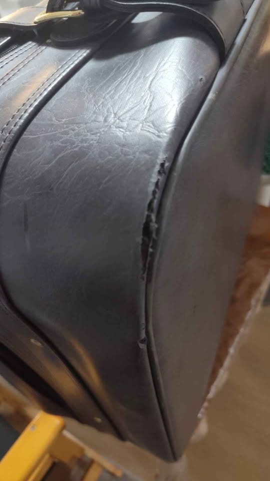 Vintage suitcases set - photo 5