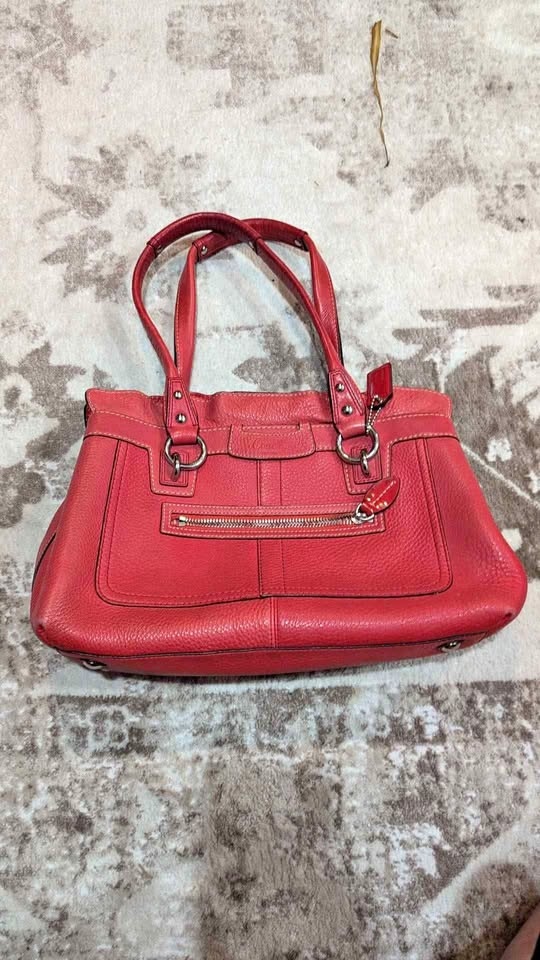 Coach Red Handbag
