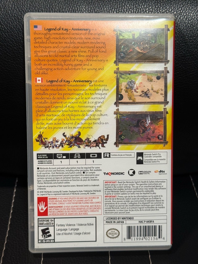 Legend of Kay Anniversary - Nintendo Switch - photo 4