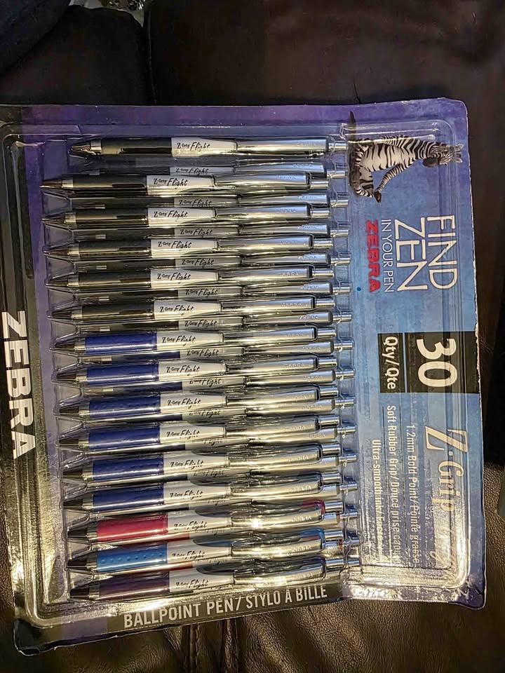 Zebra Z-Grip Flight Pens 30 Pack