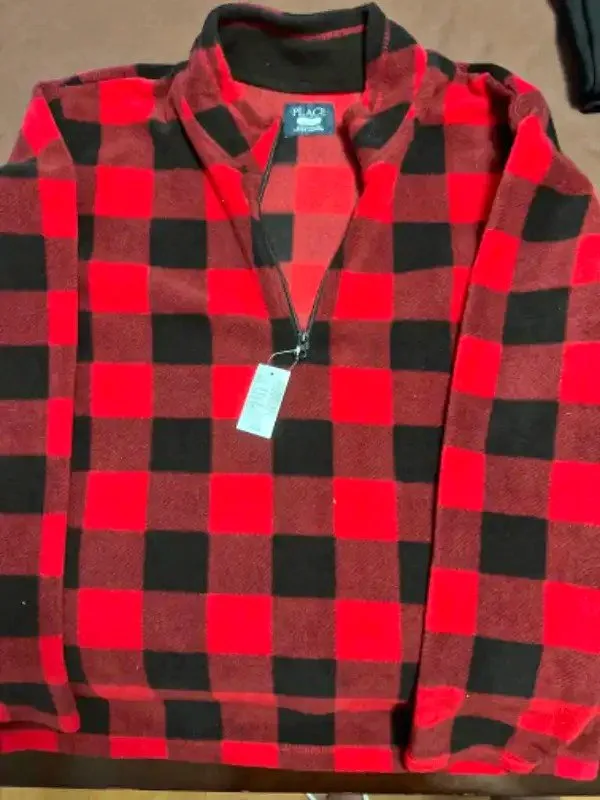 Men plaid shirt Brand new size L