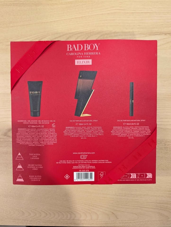 Carolina Herrera Bad Boy Elixir 3-Pc Gift Set - photo 2