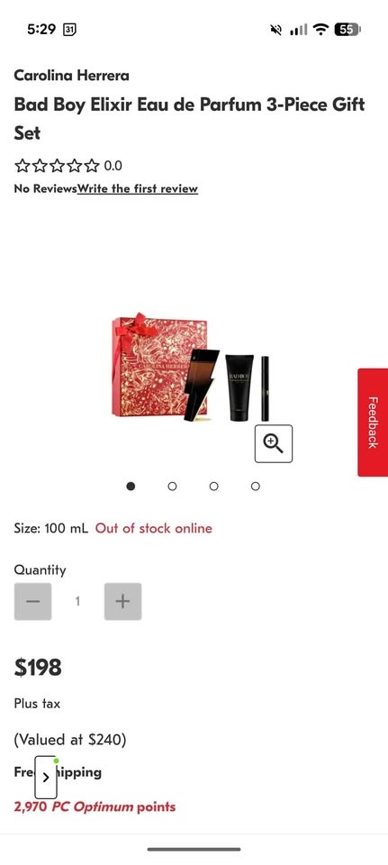 Carolina Herrera Bad Boy Elixir 3-Pc Gift Set - photo 4