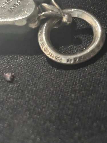 CHROME HEARTS Lip Tongue Rolling Stones Pendant Charm 925 Silver - photo 3