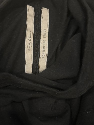 Rick Owens Level Tee Black FW24 Potterville S-XS - photo 4