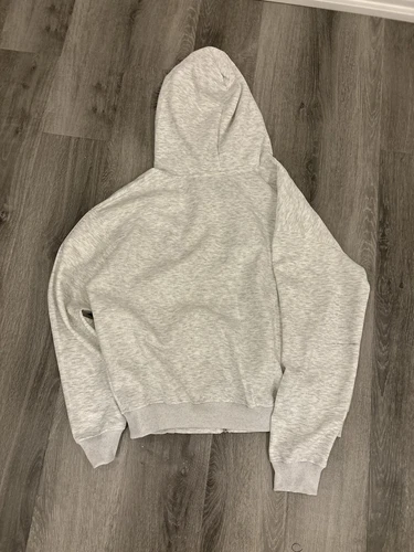 White Y2k Fur Lined Zip up Hoodie Vintage - photo 4