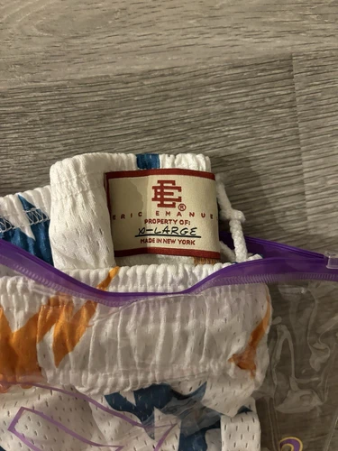 Eric Emanuel x BAPE EE Basic Short White/Blue/Orange XL - photo 5