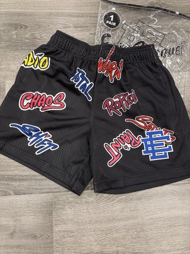 Eric Emanuel Matty Boy Shorts Black Size Small NYC STORE EXCLUSI