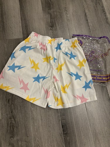Eric Emanuel x BAPE EE Basic Short White/Yellow/Blue/Pink Size L - photo 2