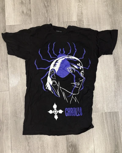 Hunter x Hunter Chrollo Shirt Black Purple Unisex Medium