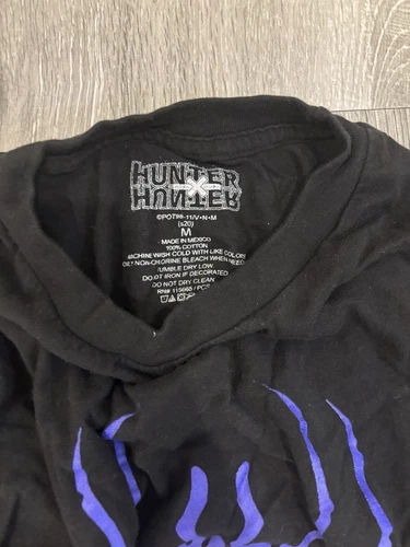 Hunter x Hunter Chrollo Shirt Black Purple Unisex Medium - photo 3