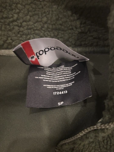 Toboggan Men's Daron Sherpa Jacket Sz S Green Full Zip Lined Poc - photo 4