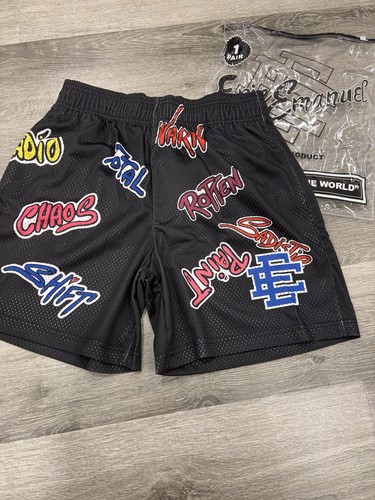 Eric Emanuel Matty Boy Shorts Black Size Medium NYC Store Exclus