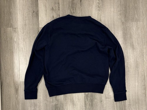 Polo Ralph Lauren Sweatshirt Mens Medium Navy Blue Logo Pullover - photo 3