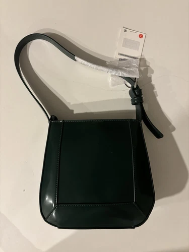 Zara Minimalist Green Shoulder Bag - photo 5