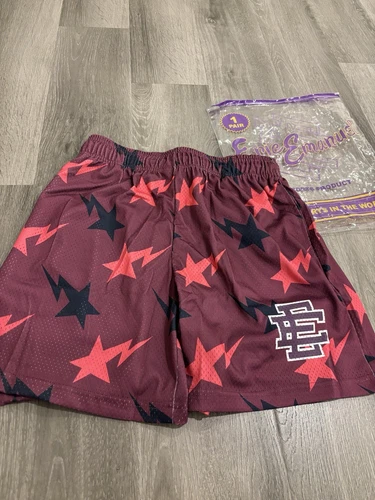 Eric Emanuel x BAPE EE Basic Short Purple Small Brand New