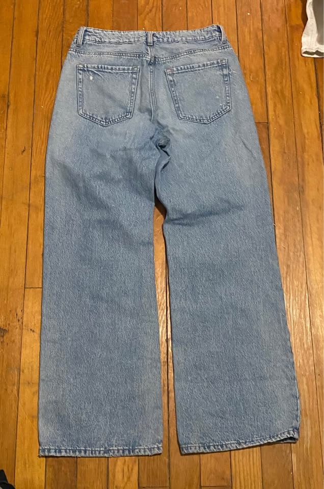 2010’s Garage Wideleg Distressed Ripped Jeans - photo 2