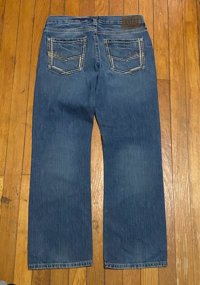 Vintage Ariat Artisanal Faded Archive Jeans 33/33 - photo 2