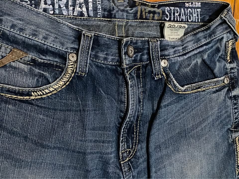 Vintage Ariat Artisanal Faded Archive Jeans 33/33 - photo 3