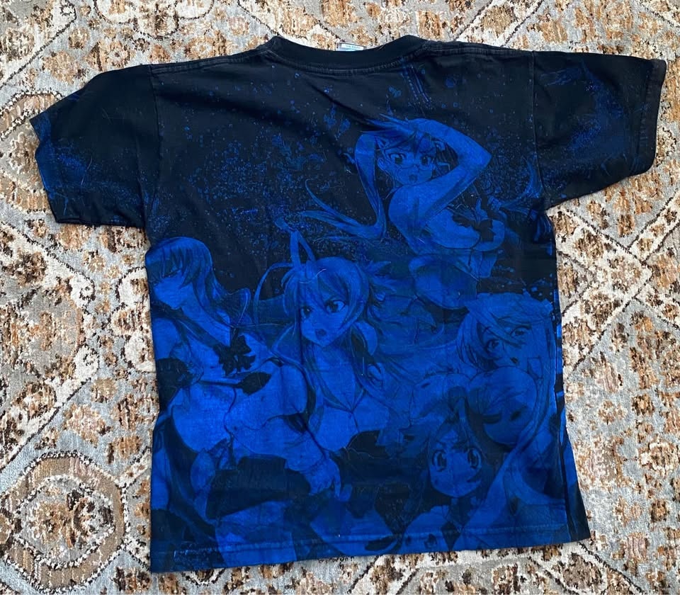 2010 Highschool Of The Dead Vintage Anime T-Shirt - photo 3