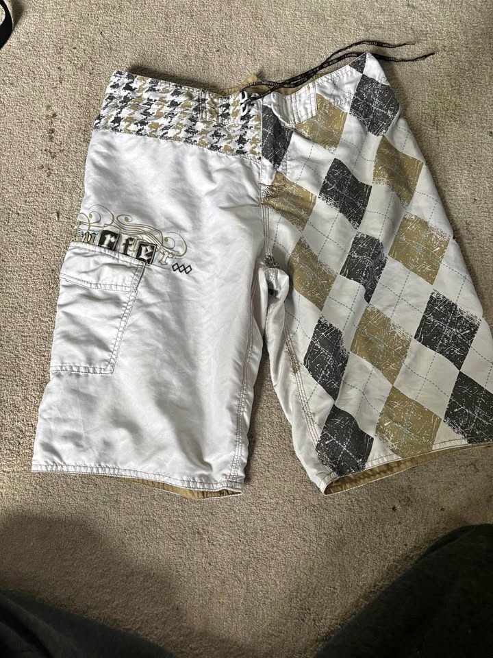 Graphic Swim Trunks