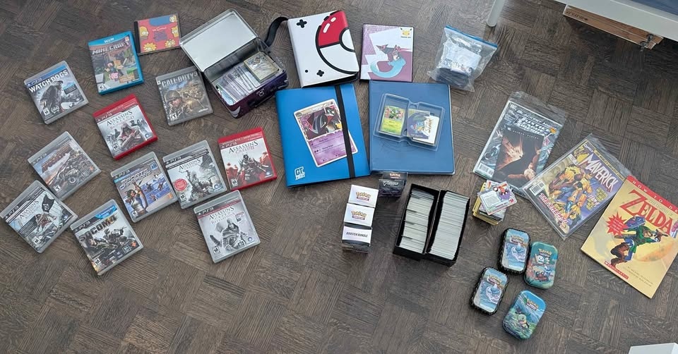 Pokémon Card Collection + 3DS & PS3 Games Make an offer