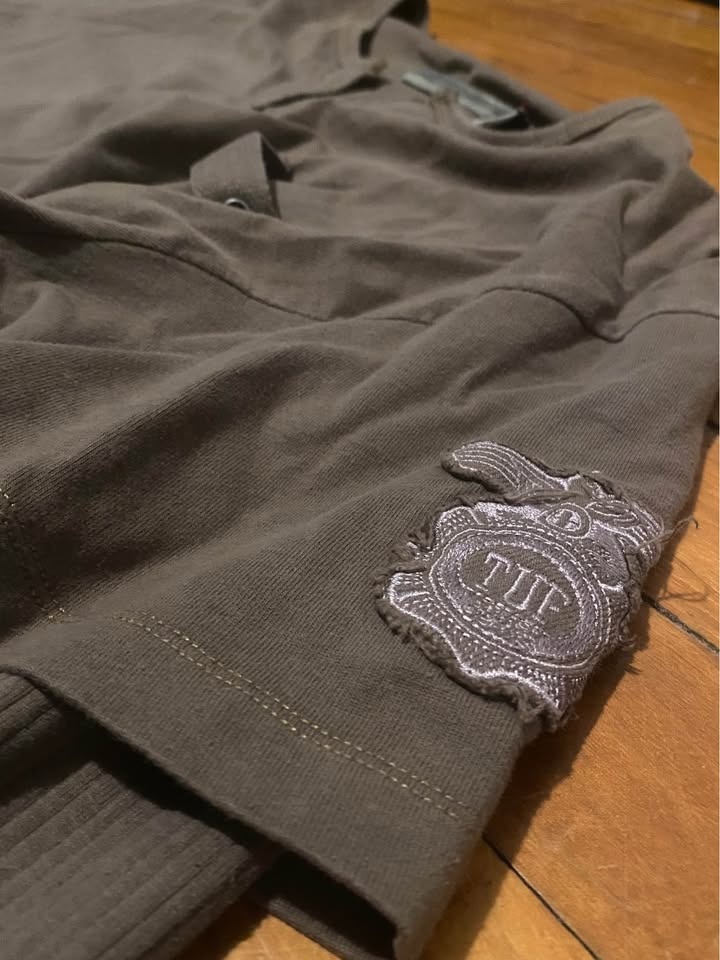 Rare Tough Jeansmith Vintage Japanese Military Style Longsleeve - photo 2