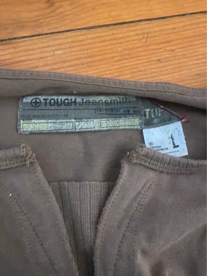 Rare Tough Jeansmith Vintage Japanese Military Style Longsleeve - photo 3