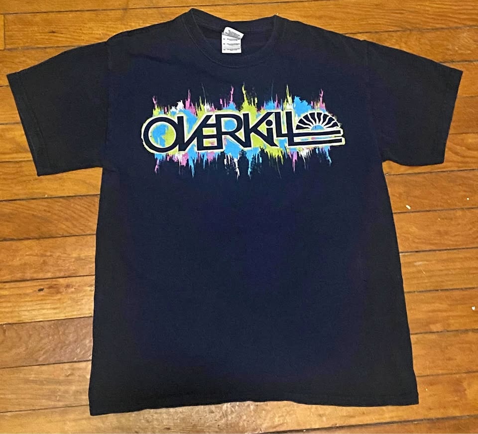 2013 OverKill Band T-Shirt Vintage Graphic Tee