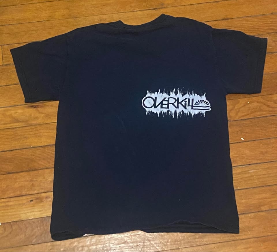 2013 OverKill Band T-Shirt Vintage Graphic Tee - photo 2