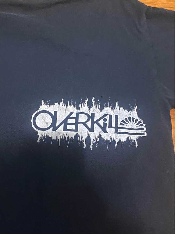 2013 OverKill Band T-Shirt Vintage Graphic Tee - photo 4
