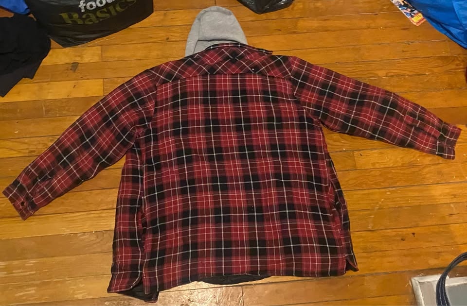 Vintage Dickies Flannel/Hoodie Hybrid Lined Heavyweight XL - photo 2